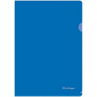 Berlingo Папка-уголок, А4, 180 мкм, прозрачная синяя