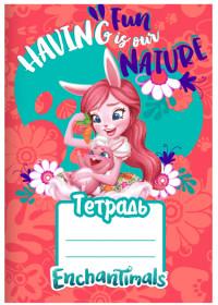 Тетради Тетрадь в клетку Mattel "Enchantimals", A5, 18 листов