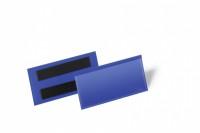Durable Карман для маркировки, с магнитным креплением, 100x38 мм, синий