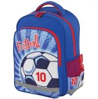 ПИФАГОР Рюкзак для начальной школы &quot;School. Soccer Ball&quot;, 38х28х14 см, цвет синий, красный