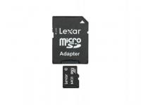 Lexar Карта памяти Micro SDXC 64Gb Class 10 LSDMI64GABEUC10A +адаптер