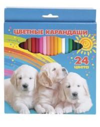Hatber Карандаши цветные "Мои лучшие друзья", 24 цвета