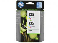 HP Картридж CB332HE №135 для DJ 5943 2353 D5063 8153 8753 двойная упаковка цветной