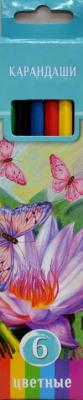 BG (Би Джи) Карандаши цветные "Аквамариновое настроение", 6 цветов