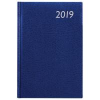 BRAUBERG Еженедельник датированный на 2019 год "Profile", А5, 64 листа, цвет обложки синий