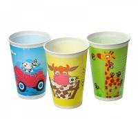 Buffet Набор стаканов одноразовых для холодных/горячих напитков "Детская коллекция" (10 штук по 0,2 л)