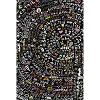 Канц-Эксмо Тетрадь с твердой обложкой "Лабиринт слов", А5, 120 листов, клетка