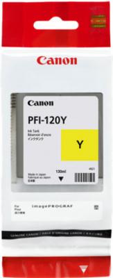 Canon Картридж струйный INK TANK PFI-120 YELLOW (2888C001), жёлтый