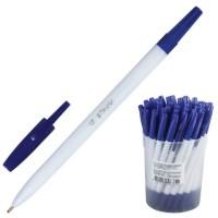 Стамм Ручка шариковая "049", корпус белый, узел 1,2 мм, линия письма 0,7 мм, синяя