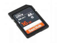 Sandisk Карта памяти SDHC 16Gb Class 10 SDSDUNB-016G-GN3IN