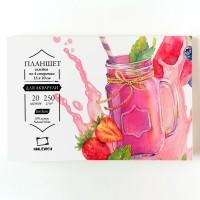 Малевичъ Склейка для акварели "Sweet dreams", 10x15 см, 20 листов, 200 г/м2, цвет: розовый