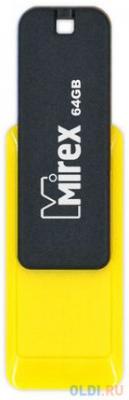 Mirex Флешка 64Gb City USB 2.0 желтый 13600-FMUCYL64