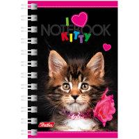 Hatber Записная книжка "I love kitty", 40 листов, А7