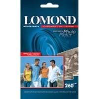 LOMOND Фотобумага Lomond, суперглянцевая, (10.2 x 15.2 см), 260 г/м2, 20 листов