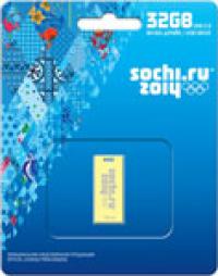 Transcend 32 Gb JetFlash T3G TS 32 GJFT3G USB2.0 Sochi Logo золотистый