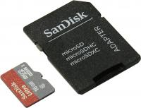 Sandisk microSDHC 16Gb Class10 SDSQUNC-016G-GN6IA Ultra 80 + adapter