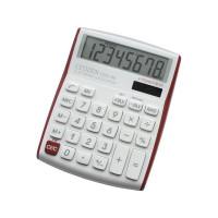 CITIZEN Калькулятор наcтольный "Tax Mu", 8 разрядов, 135x108x24 мм, цвет белый, красный