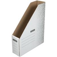 OfficeSpace Накопитель-лоток архивный "Standard", 75 мм, белый/черный