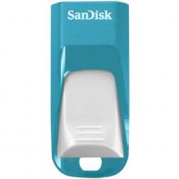 Sandisk Cruzer Edge 16Гб, Голубой, металл, пластик, USB 2.0