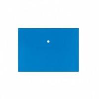 inФОРМАТ Папка-конверт на кнопке, 0,15 мм, А4, непрозрачная синяя