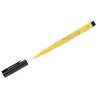 Faber-Castell Ручка капиллярная "Pitt Artist Pen Brush", кистевая, темно-кадмиевая желтая