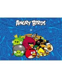 Hatber Папка-конверт &quot;Angry birds&quot;, А4, синяя