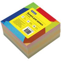 OfficeSpace Блок для записи на склейке, 9x9x5 см, цветной, 500 листов