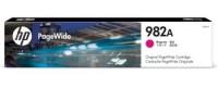 HP Картридж оригинальный Hewlett Packard (HP) "982A Magenta Original PageWide Cartridge T0B24A", пурпурный