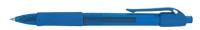 Index Ручка шариковая автоматическая, 0,7 мм, синий корпус, синие чернила