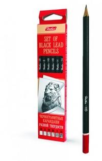 Berlingo Набор чернографитных карандашей, 6 штук, без ластика