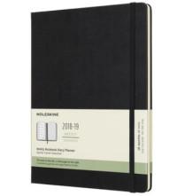 Moleskine Еженедельник "Academic WKNT XL", черный, 208 страниц, 190х250 мм