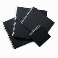 Winsor & Newton Скетчбук на спирали "Sketch Book Black", 305х305 мм, 40 листов