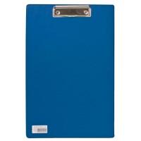 BRAUBERG Доска-планшет "Brauberg. Comfort" с верхним прижимом, А4, 23x35 см, цвет синий