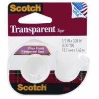 3M Клейкая лента на диспенсере "Scotch Transparent 144", прозрачная, 12,7 мм x 7,62 метра