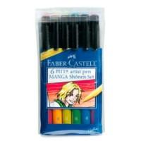 Faber-Castell Набор ручек капилярных "Manga", 6 цветов, арт. 167131