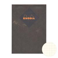 Rhodia Блокнот "Heritage Chevrons", чёрный, А5, клетка, 70 л