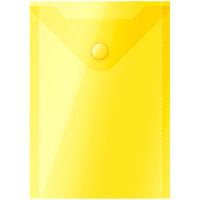 OfficeSpace Папка-конверт на кнопке "OfficeSpace", А6, 150 мкм, желтая