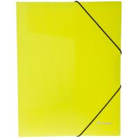 Berlingo Папка на резинке "Neon", А4, 500 мкм, неоновый желтый