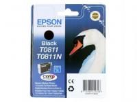 Epson Картридж Original T11114A10 (черный) (замена T0811)  для R270/390/RX590 повышенной емкости