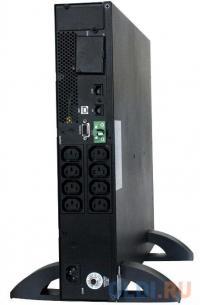 Powercom ИБП SRT-1000A Smart KING RT 1000VA/700W RS232,USB,AVR,Rackmount/Tower (8 x IEC)