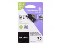 Sony Флешка USB 32Gb USM32M1 черный
