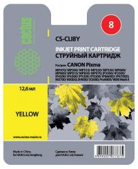 Cactus Картридж струйный CS-CLI8Y желтый (12мл)