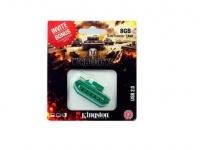 Kingston Флешка USB 8Gb World of tanks зеленый DT-TANK/8GB