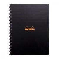 Rhodia Блокнот "Rhodiactive", чёрный, 22,5x29,7 см, клетка, 80 л