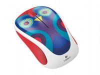 Logitech Мышь M238 Ophelia Owl белый с рисунком USB 910-004474