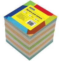 OfficeSpace Блок для записи, 9x9x9 см, цветной, 1000 листов