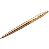 Parker Ручка шариковая &quot;Jotter Premium West End Brushed Gold&quot;, синяя, 1,0 мм, кнопочный механизм