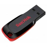 Sandisk CZ50 Cruzer Blade 128Гб, Черный, пластик, USB 2.0