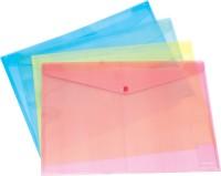 ErichKrause Папка-конверт на кнопке "Envelope", полупрозрачная, зеленый