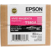 Epson T580A00 картридж пурпурный